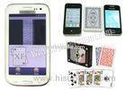 White Samsung Glaxy CVK 350 Poker Analyzer For Cheat At Texas Hold Em Poker Game