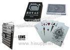 Regular Index Plastic Marked Poker Cards , Taiwan Royal Standard Size Playing Cards