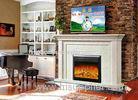 Bedroom European 1.5m Electric Imitation Marble Fireplace Heater 750W - 1500w