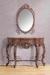 Vintage Brown 1.2 Meter Console Table With Mirror Wood Home Furniture