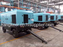 Portable diesel power screw air compressor 180HP