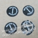 Professional Dia 15mm Black Round Warranty Void Stickers from Minrui For Tamper Evident