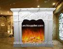 Indoor Room Classical Electric Fireplace , Artificial Flame Fake Fireplace Heaters