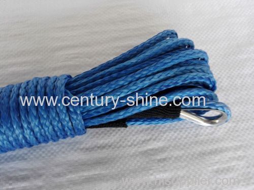 synthetic winch rope bule color