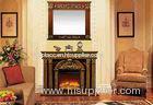 European Deco Flame Classical Solid Wood Fireplaces Home Furnitures
