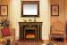 European Deco Flame Classical Solid Wood Fireplaces Home Furnitures