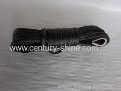 synthetic winch rope grey color