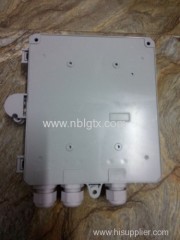 White Outdoor Fiber Optic Terminal Box 8 Port PLC Splitter