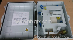 outdoor/indoor 12 core FTTH Fiber optic plastic Distribution box