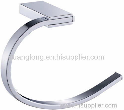 zinc towel ring chrome