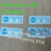 Destructible vinyl custom adhesive date warranty void stickers with months For Tamper Sticker Use