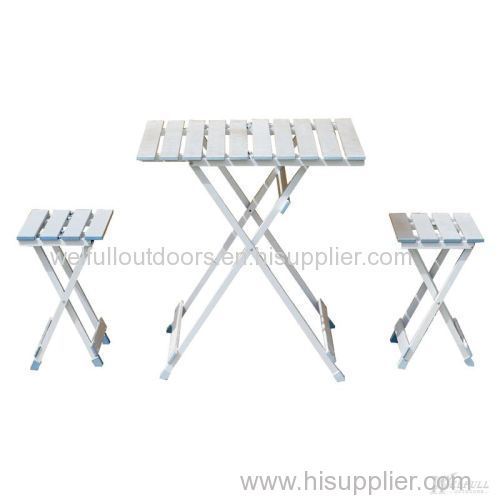 Aluminum picnic table chair set
