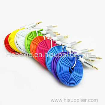 hot new products for 2015 4mm audio cable for oem mobile phone