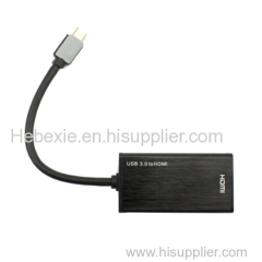 Support video output USB 3.1 Type C cable with 24cm length