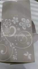 200 Gsm Coated Art Card Paper Bag with Gros Grin Ribbon Handle & Reinforced Base
