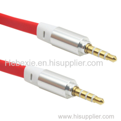 hot new products for 2015 4mm audio cable for oem mobile phone