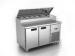 260L Ventilated Sandwich Prep Table With Handle / Sandwich Preparation Fridge