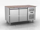 260 Liter Double Door Undercounter Freezer GN2100BT , Under Worktop Fridge Freezer