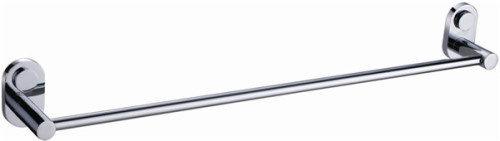 Oval single towel bar chrome