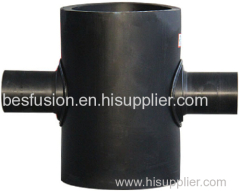 HDPE Fabricated Reducing Cross PE Pipe Fittings