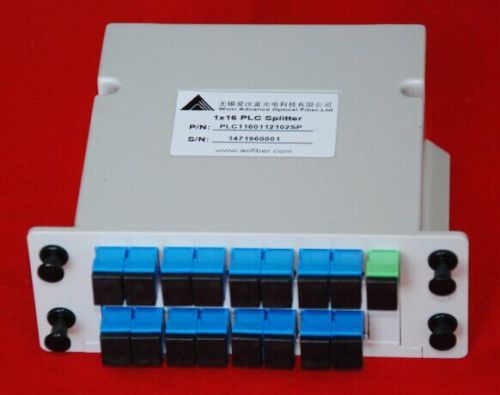Optical Fiber PLC Splitter Slot Box (1X2 4 8 16 32 64/SC FC LC/APC UPC)