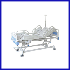 Cranked folding medical bed 3 swing