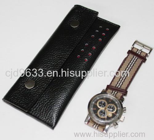 Leather Bags Watch Pouch THAE-002