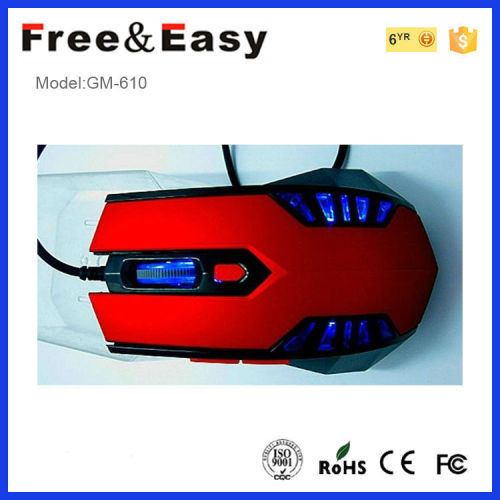 6D high resolution wired gaming mouse