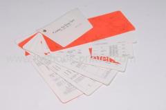 Round corner staple binding texture paper board book printing