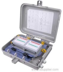 outdoor/indoor FTTH Fiber optic plastic Distribution box 32core