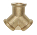 Hexagon brass clamping parts