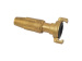 Brass compression fitting for copper pipe