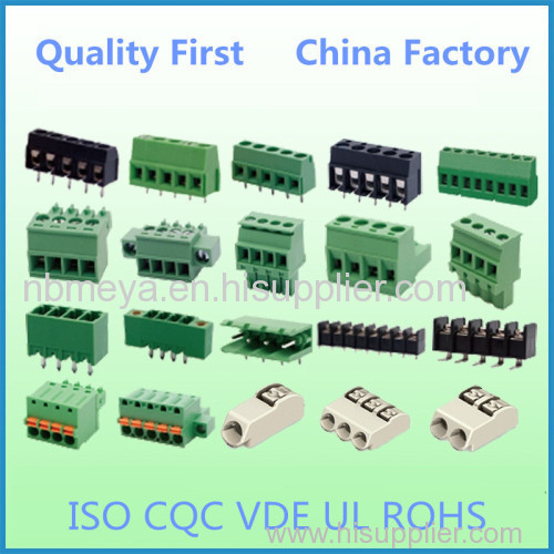 PCB screw terminal block