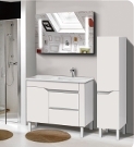 Modern 15mm or 18mm MDF bathroom Vanity factory price