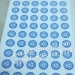 High quality Round Dia 20mm tamper evident destructible warranty void security sticker labels with company logo