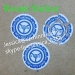 High quality Round Dia 20mm tamper evident destructible warranty void security sticker labels with company logo