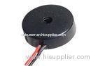 10Volt ABS Piezo Buzzers With Wire , External Drive Electronic Buzzers