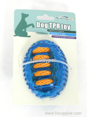 New Fashion Puppy Dog Pet TPR ball toys with rope