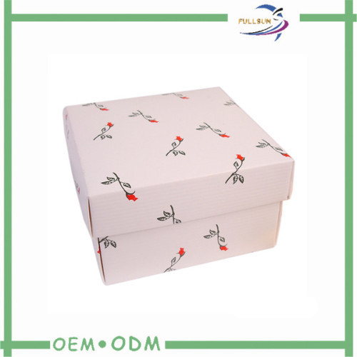 printed paper gift Box w/lid