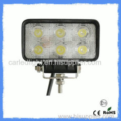 18 W 1650LM Flood Beam LED Work Lamps Led Truck Work Lights IP67