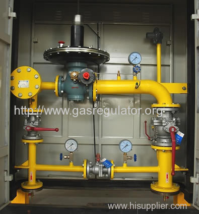 Gas pressure regulator box