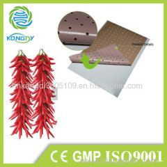 2015 Kangdi OEM Direct Factory porous adhesive capsicum plaster withCE ISO TUV