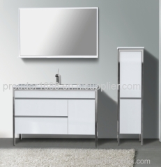 MDF Bathroom cabinets with mirror &basin