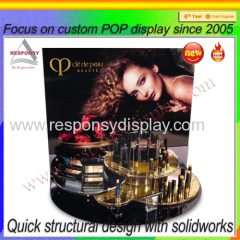 Customized conter acrylic cosmetic display stand
