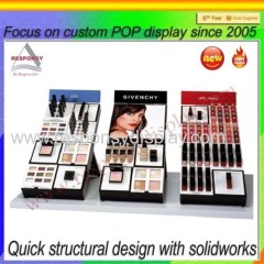 Customized conter acrylic cosmetic display stand
