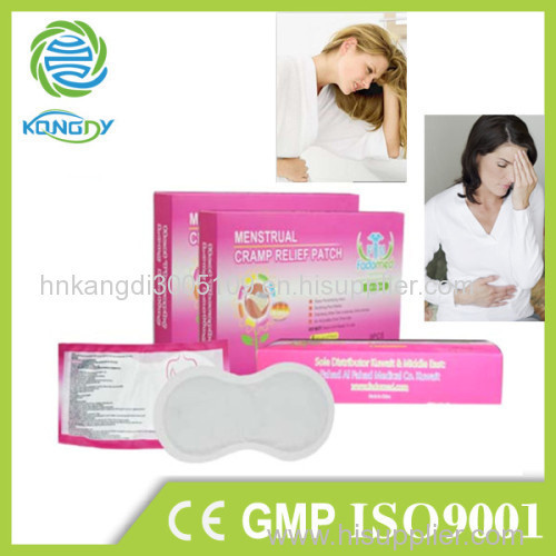 2015 Kangdi OEM&ODM Comfortable and Fast Heat Menstrual Cramp Relief Patch