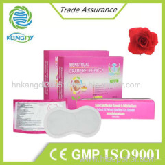 2015 Kangdi OEM&ODM Direct Factory of Comfortable and Fast Heat Menstrual Cramp Relief Patch