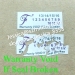 Custom Company Logo Printed Brittle Adhesive Warranty Stickers Warranty Sticker with Years and Months