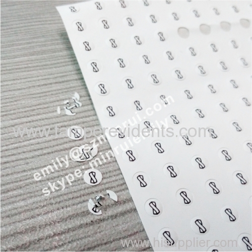 tamper proof screw logo labels for cell phones