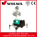 Manual lifting trailer lighting vehicle